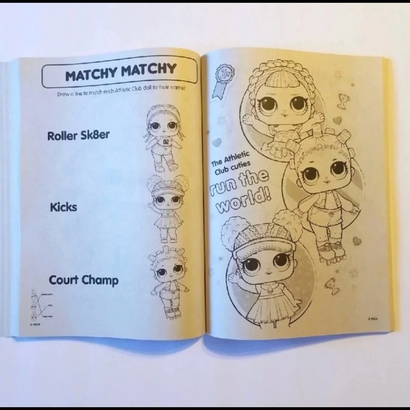 LOL SURPRISE DOLLS 96pg COLORING ACTIVITY BOOK - Picture 7 of 8